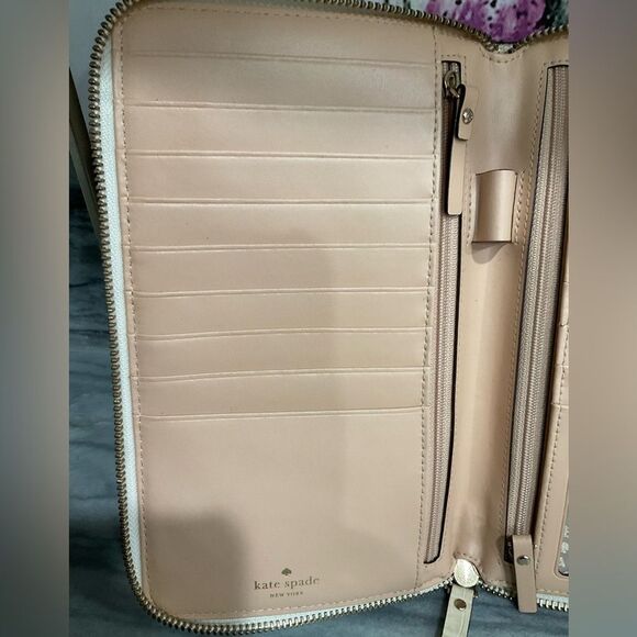 Kate Spade Knightsbridge Large Travel Wallet Organizer‎ Zipper Clutch Purse - Picture 4 of 11